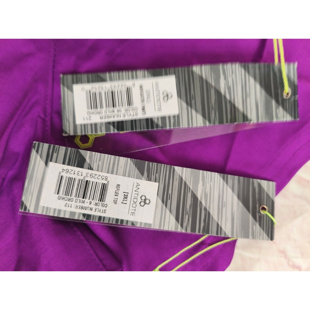 Antidote Reflex Top and Navigator Pants Scrub Set 3XL Wild Orchid Purple - Picture 7 of 12